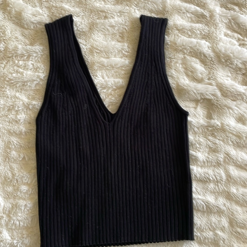 Madewell Black Sweater Tank